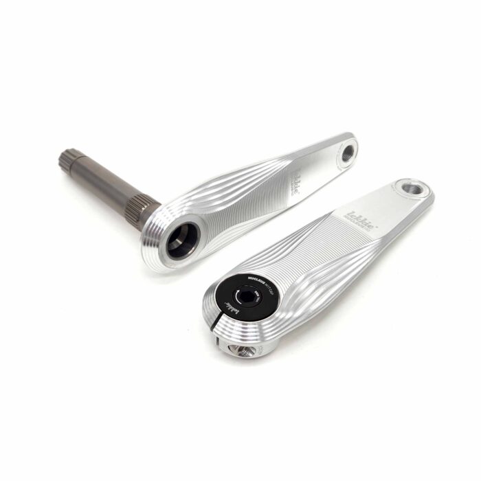 Nucleus CYC Photon Ebike Cranks - 160mm - Silver-black