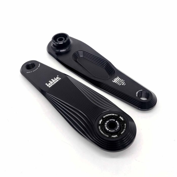 Nucleus ISIS Ebike Cranks - 155mm - Black-black