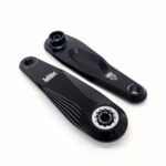 Nucleus ISIS Ebike Cranks - 155mm - Black-silver Nuleus Black silver - Lekkie